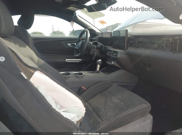 1FA6P8CF2R5421258 2024 FORD MUSTANG Blue წინა სალონის ხედი