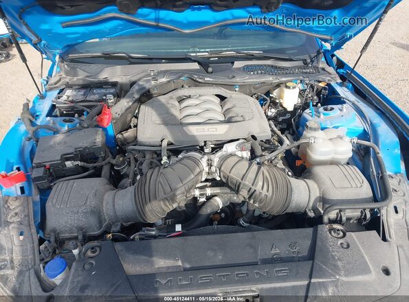 1FA6P8CF2R5421258 2024 FORD MUSTANG Blue უკანა ხედი