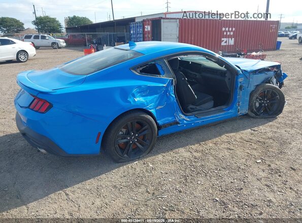 1FA6P8CF2R5421258 2024 FORD MUSTANG Blue უკანა მარჯვენა