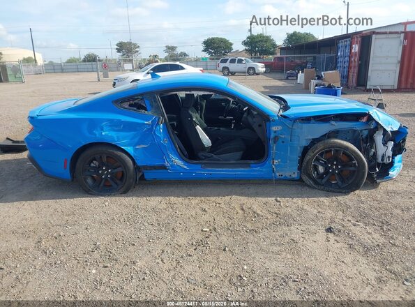 1FA6P8CF2R5421258 2024 FORD MUSTANG Blue უკანა სალონის ხედი