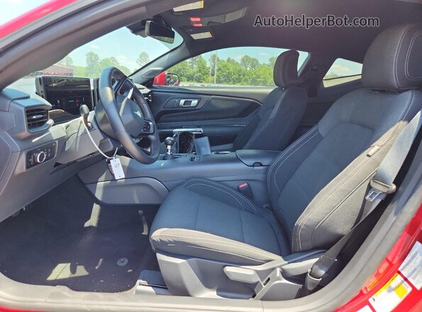 1FA6P8CF2R5428095 2024 FORD MUSTANG Red Vista interior delantera