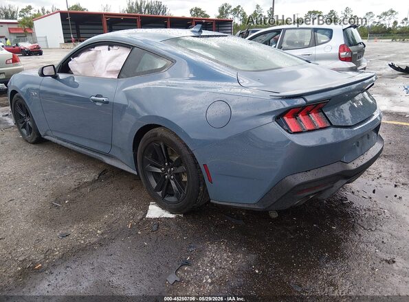 1FA6P8CF2R5428307 2024 FORD MUSTANG Blue Rear left