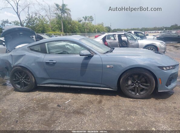 1FA6P8CF2R5428307 2024 FORD MUSTANG Blue 360 interior view