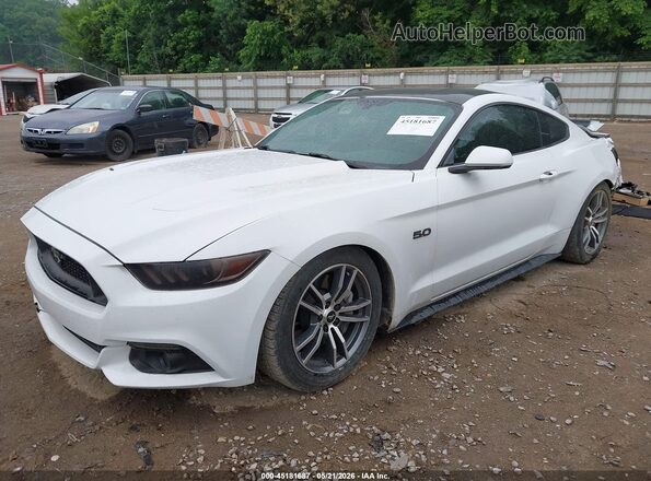 1FA6P8CF3G5245205 2016 FORD MUSTANG White Передня ліва чверть