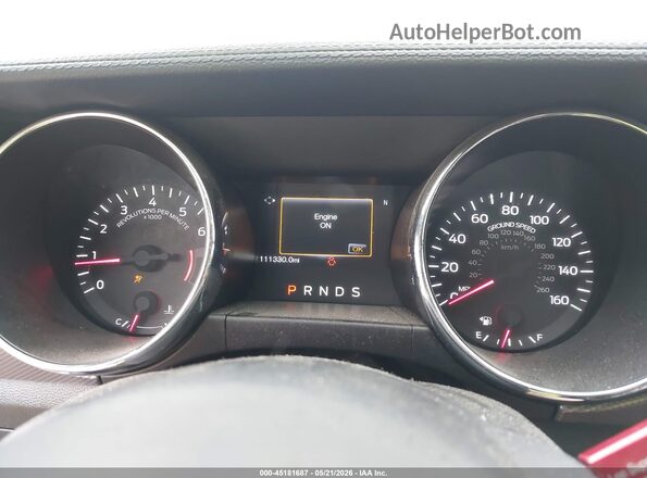 1FA6P8CF3G5245205 2016 FORD MUSTANG White Вид задніх сидінь