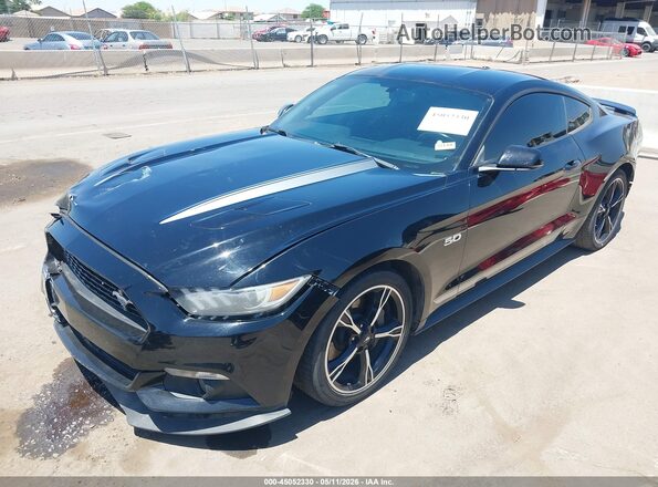 1FA6P8CF3G5321540 2016 FORD MUSTANG Black Front left