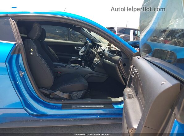1FA6P8CF3L5158544 2020 FORD MUSTANG Blue Սալոնի դիմացի տեսք