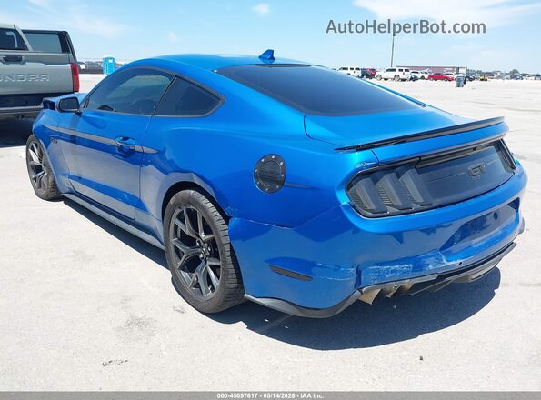 1FA6P8CF3L5158544 2020 FORD MUSTANG Blue Հետևի ձախ
