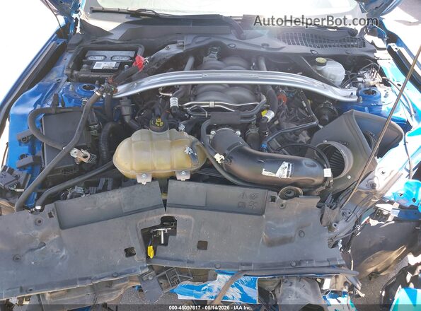1FA6P8CF3L5158544 2020 FORD MUSTANG Blue Հետևի տեսք