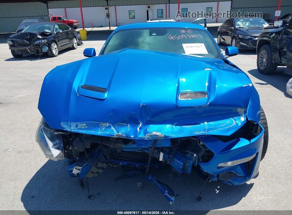 1FA6P8CF3L5158544 2020 FORD MUSTANG Blue Սալոնի հետևի տեսք