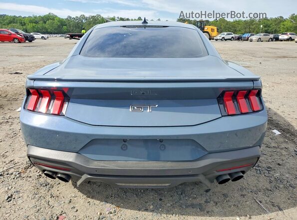 1FA6P8CF3R5433337 2024 FORD MUSTANG Blue Հետևի տեսք