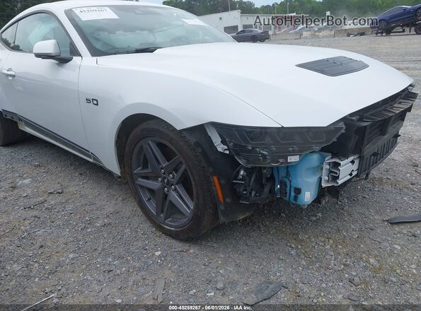 1FA6P8CF3S5404281 2025 FORD MUSTANG White Front view