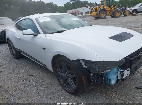 1FA6P8CF3S5404281 2025 FORD MUSTANG White Rear interior view