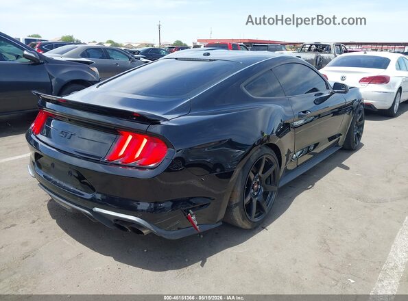 1FA6P8CF4J5164558 2018 FORD MUSTANG Black Tył prawy
