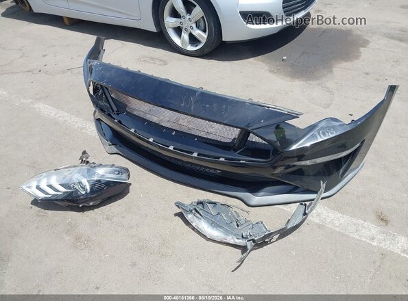 1FA6P8CF4J5164558 2018 FORD MUSTANG Black Widok zestawu wskaźników