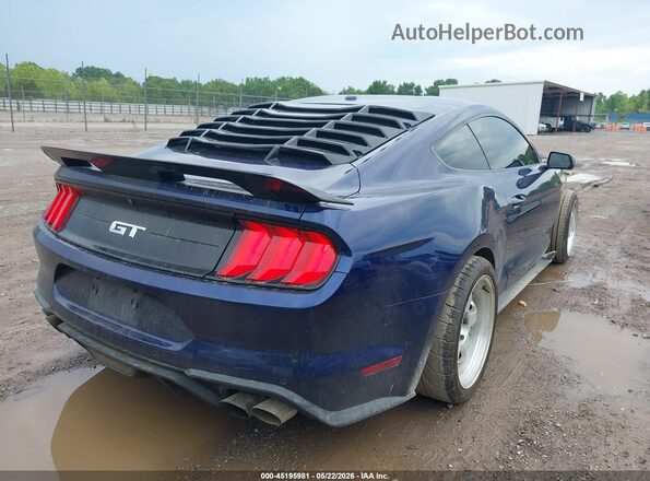 1FA6P8CF4K5108735 2019 FORD MUSTANG Blue Հետևի աջ