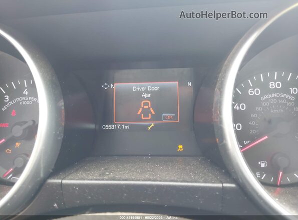 1FA6P8CF4K5108735 2019 FORD MUSTANG Blue Հետևի նստատեղերի տեսք