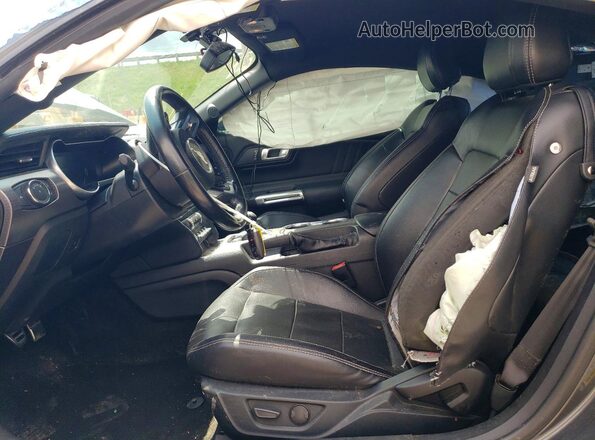 1FA6P8CF4L5142062 2020 FORD MUSTANG Charcoal Widok wnętrza z przodu