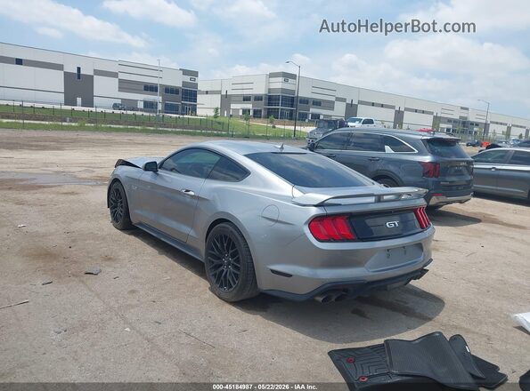 1FA6P8CF4M5117339 2021 FORD MUSTANG Silver Հետևի ձախ