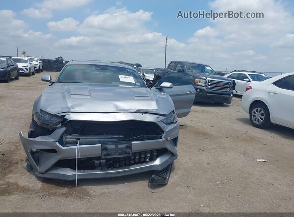 1FA6P8CF4M5117339 2021 FORD MUSTANG Silver Դիմացի տեսք
