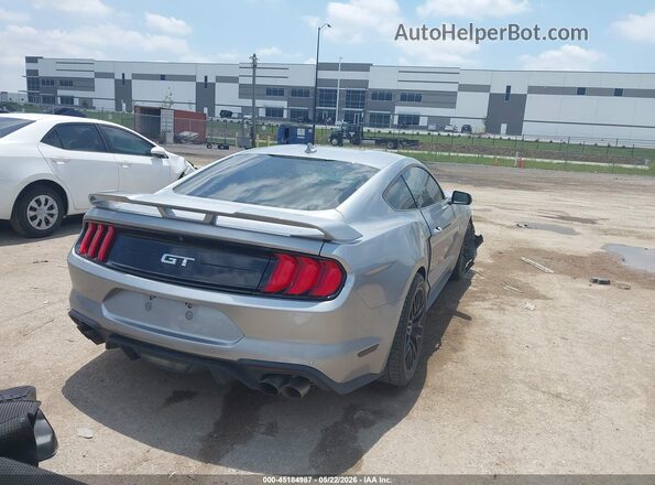1FA6P8CF4M5117339 2021 FORD MUSTANG Silver Հետևի աջ