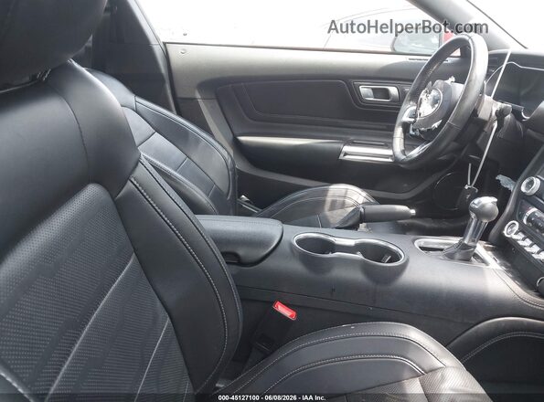 1FA6P8CF4M5150910 2021 FORD MUSTANG Burgundy Widok wnętrza z przodu