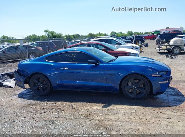 1FA6P8CF4N5140606 2022 FORD MUSTANG Blue Vista interior trasera