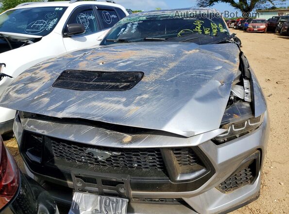1FA6P8CF4R5408124 2024 FORD MUSTANG Silver Widok z przodu