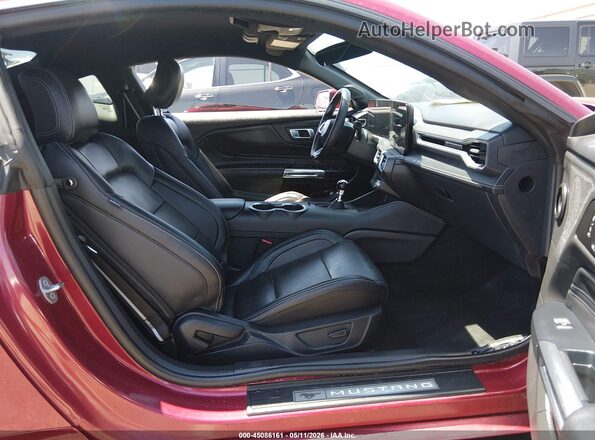 1FA6P8CF4S5405391 2025 FORD MUSTANG Pink Widok wnętrza z przodu