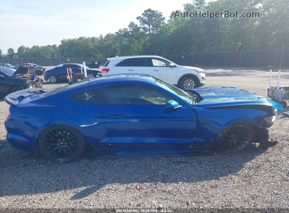 1FA6P8CF5H5262797 2017 FORD MUSTANG Blue Vista interior de 360 grados