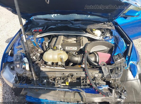 1FA6P8CF5H5262797 2017 FORD MUSTANG Blue Vista trasera