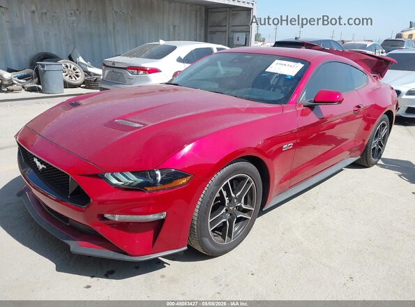 1FA6P8CF5M5158014 2021 FORD MUSTANG Red 