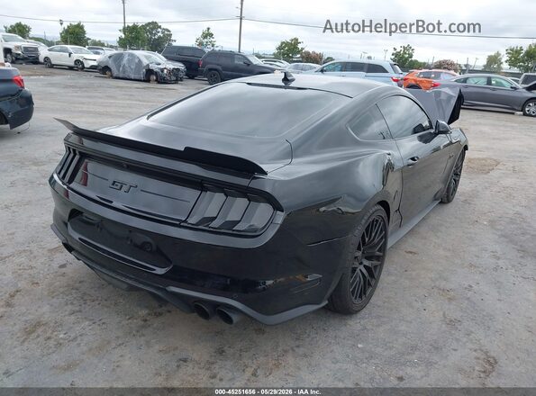 1FA6P8CF5N5149637 2022 FORD MUSTANG Черный Задняя правая четверть