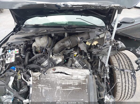 1FA6P8CF5N5149637 2022 FORD MUSTANG Черный Вид сзади