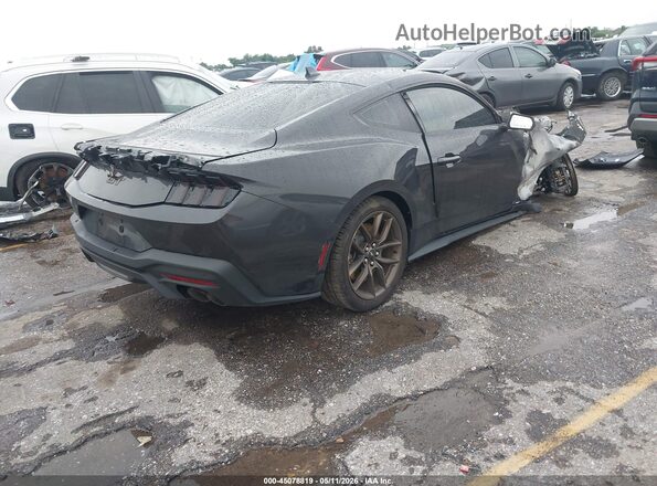 1FA6P8CF5R5422484 2024 FORD MUSTANG Черный Задняя правая четверть