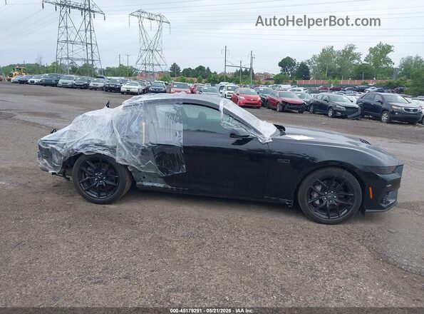 1FA6P8CF5S5415668 2025 FORD MUSTANG Black Вид задньої частини салону