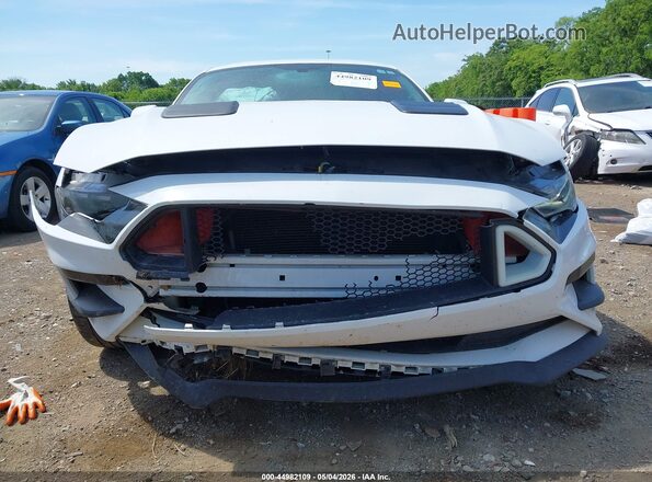 1FA6P8CF6J5185475 2018 FORD MUSTANG White Instrument cluster view