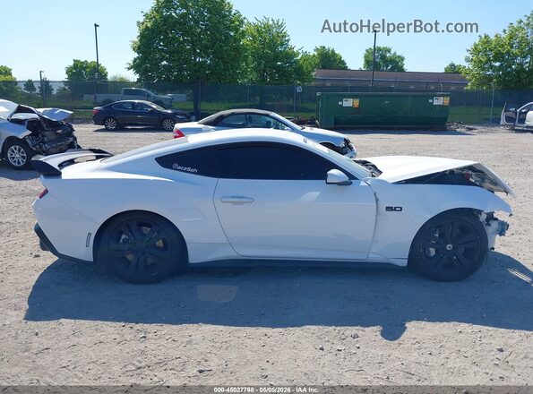 1FA6P8CF6R5421778 2024 FORD MUSTANG White Вид щитка приладів