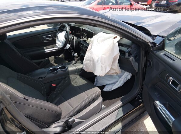 1FA6P8CF6S5401455 2025 FORD MUSTANG Black წინა სალონის ხედი