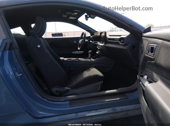 1FA6P8CF6S5404825 2025 FORD MUSTANG Light Blue Front interior view