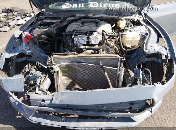 1FA6P8CF6S5404825 2025 FORD MUSTANG Light Blue Rear view