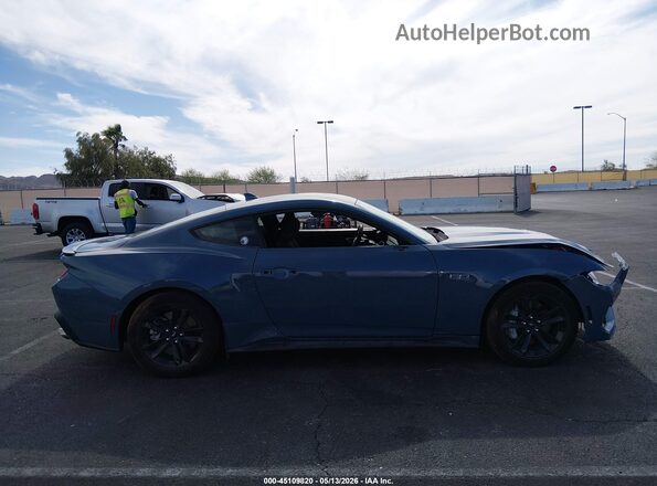 1FA6P8CF6S5404825 2025 FORD MUSTANG Light Blue 360 interior view