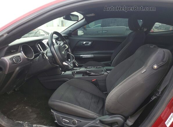 1FA6P8CF7G5267529 2016 FORD MUSTANG Red Вид салону спереду