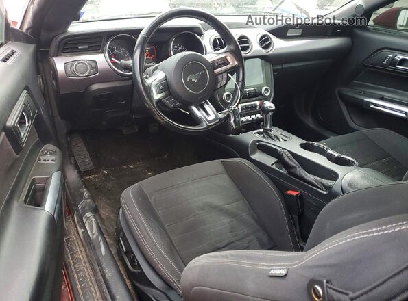 1FA6P8CF7G5267529 2016 FORD MUSTANG Red Вид панелі приладів
