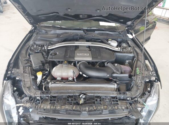 1FA6P8CF7K5184336 2019 FORD MUSTANG Black Вид ззаду