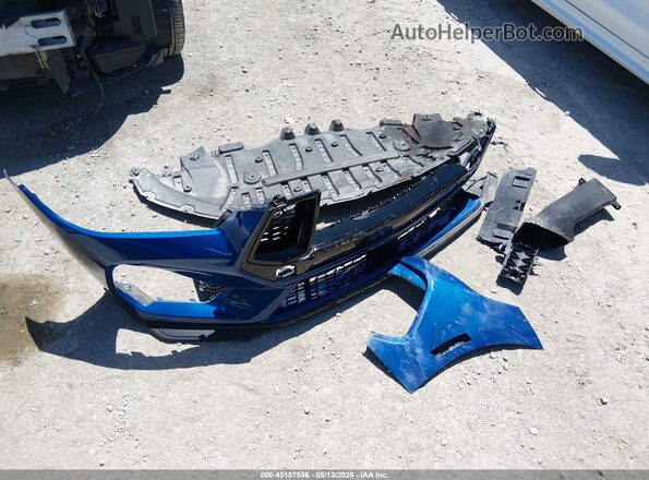 1FA6P8CF7R5401653 2024 FORD MUSTANG Blue Вид щитка приладів