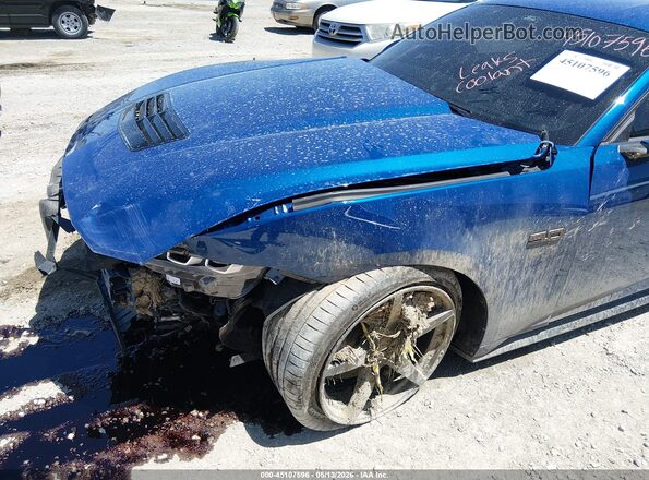 1FA6P8CF7R5401653 2024 FORD MUSTANG Blue Вид спереду