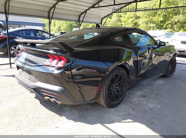1FA6P8CF7R5423376 2024 FORD MUSTANG Black Tył prawy