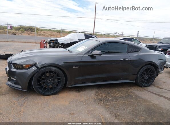 1FA6P8CF8H5344247 2017 FORD MUSTANG Gray 