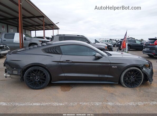 1FA6P8CF8H5344247 2017 FORD MUSTANG Gray Widok wnętrza 360 stopni